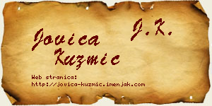 Jovica Kuzmić vizit kartica